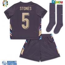 Engleska John Stones #5 Gostujuci Dres za djecu EP 2024 Kratak Rukav (+ Kratke hlače)